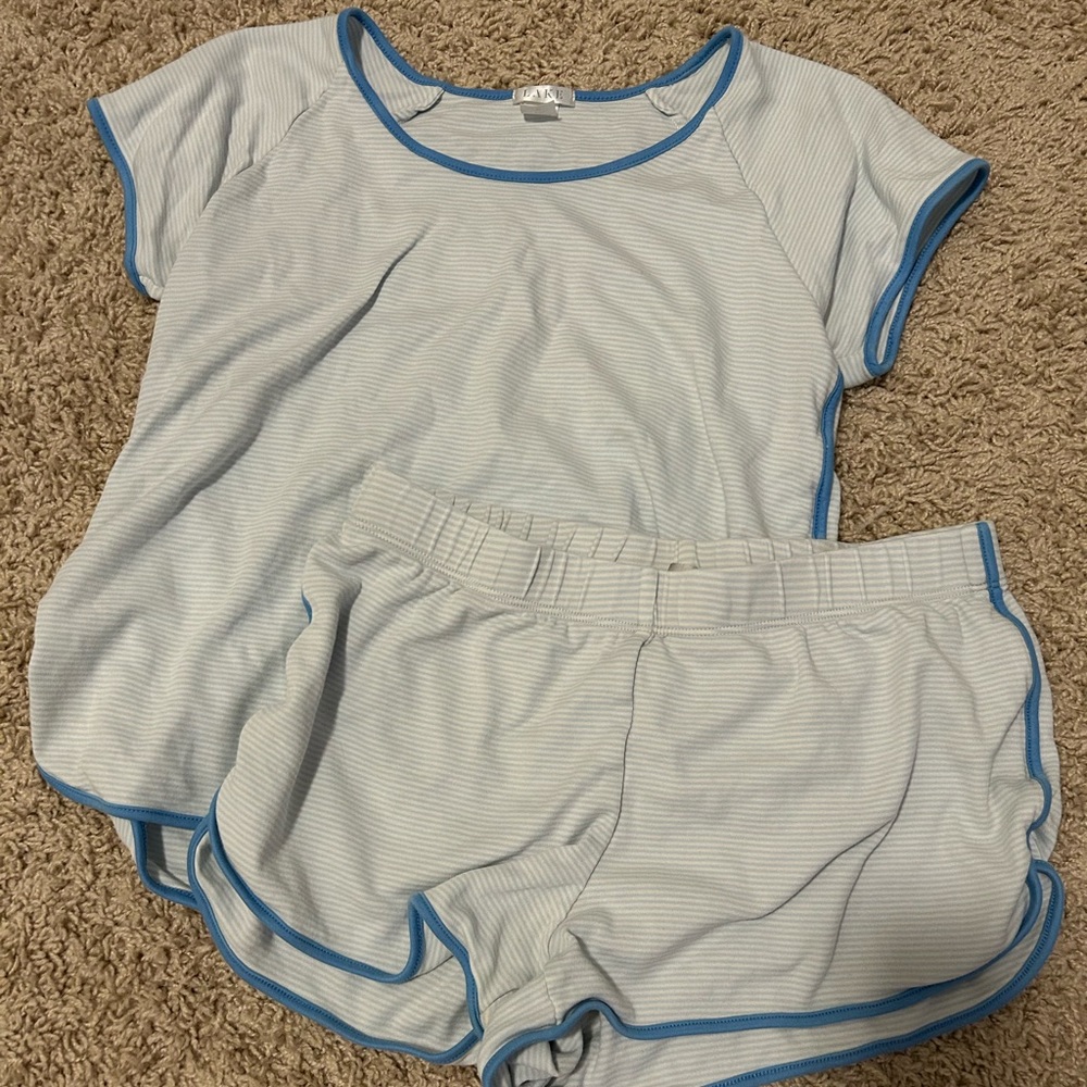Lake pajamas Pima cotton set